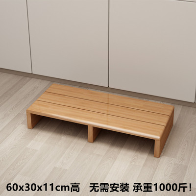 简约楠竹长条凳休闲凳子客厅阳台松木花架儿童落地方凳矮板凳脚踏