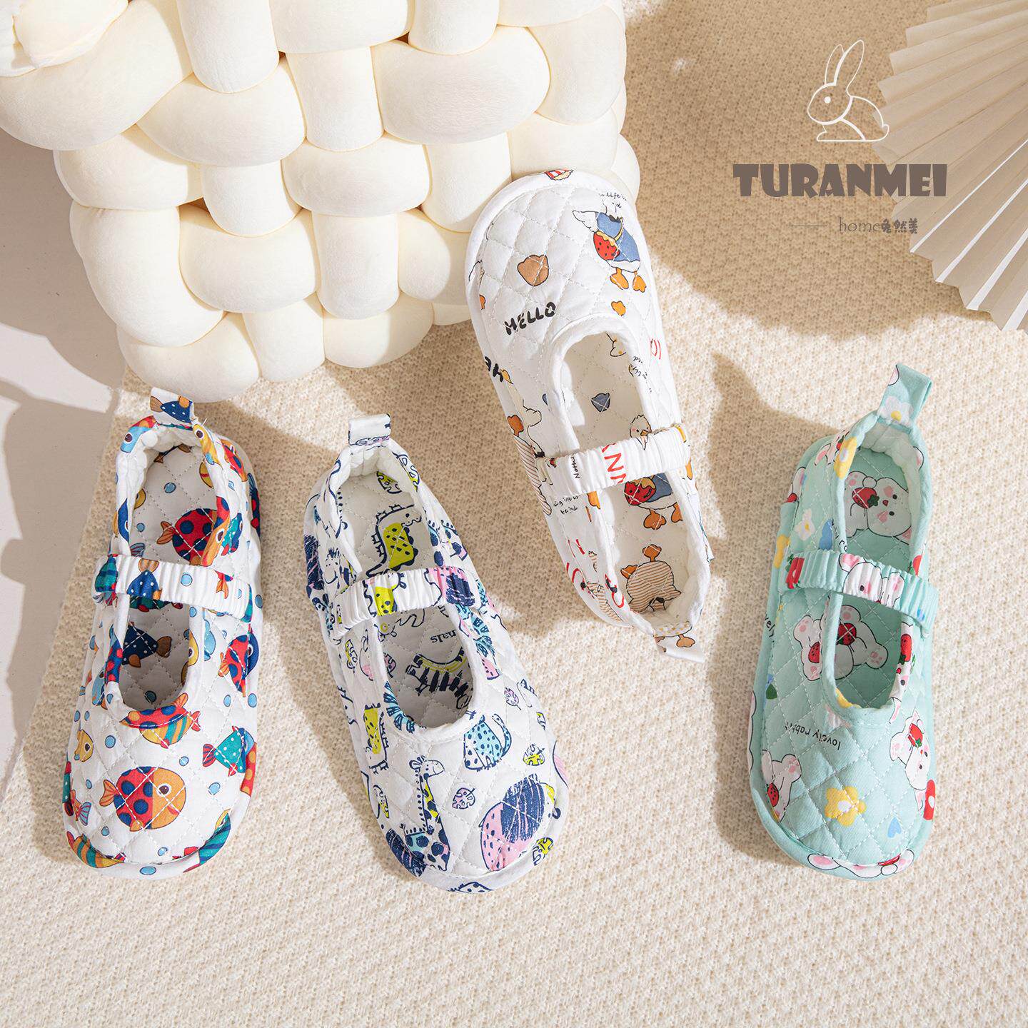 全包爬爬垫专用鞋纯棉全包大人包跟爬爬垫鞋套爬爬垫拖鞋四季透气