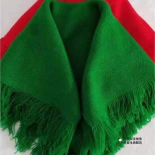 东北大花布头巾绿色包头围巾农村大妈村姑奶奶老太太女冬老人方巾