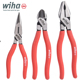 德国wiha威汉经典 型钳子工具进口工业级钢丝钳斜口钳尖嘴钳省力型