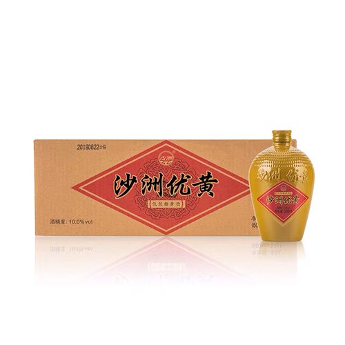 沙洲优黄苏州特产黄酒500ml坛装