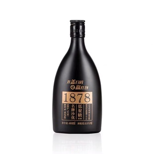 苏州特产黄酒 沙洲优黄1878黑八年陈低聚糖黄酒480ml单瓶纯粮黄酒