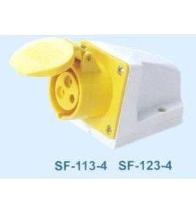 热销SFE上丰工业插座SF-113-4 16A 三极明装插座 IP44 三芯插座 1