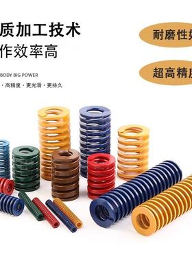 热销TH绿色日标模具弹簧SWH矩形扁线合金钢重负荷压缩弹簧外35mm.