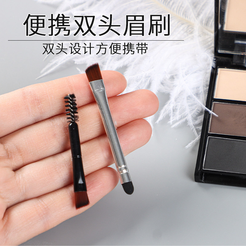 10只双头眉粉刷迷你小眉刷化妆短款便携式螺旋梳扫眉刷子扁头粉刷,彩妆/香水/美妆工具,化妆刷,淘宝优惠券,粉丝福利购,淘宝优惠卷