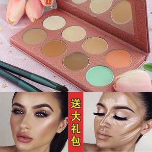 Hornypony八色修容高光一体盘阴影鼻影侧影修容粉瘦脸立体遮瑕