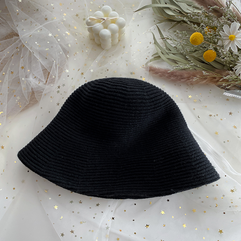 New solid color fisherman's hat in autumn and winter