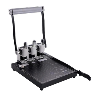 三益档案人事档案专用打孔机单孔三孔打孔器带裁纸刀切纸两用一体机打洞器干部职工退休切纸打孔两用打洞机