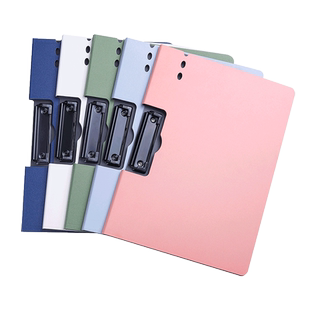 A4文件夹板夹资料夹多功能横版写字板书垫板文具商务办公用品学生用书写试卷整理神器讲义夹合同档案黑色夹子