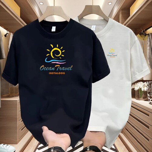 【奥莱专柜】300克重磅纯棉短袖T恤男夏季新款运动休闲上衣打底衫