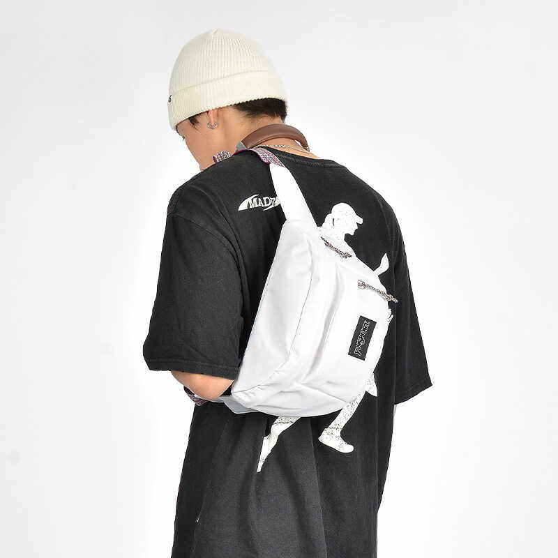 潮牌腰包男胸包女斜挎包单肩包运动休闲小背包学生韩版百搭ins风