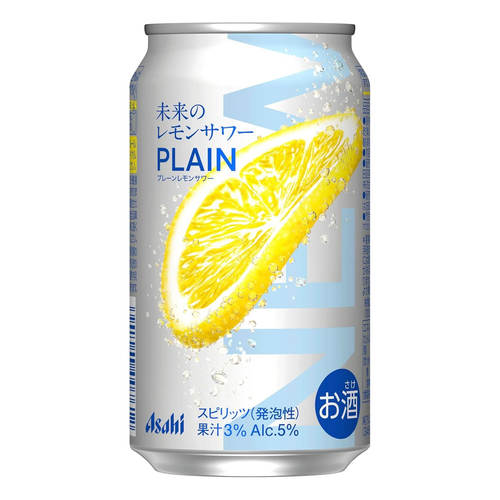 日本进口正品朝日全开盖未来柠檬沙瓦啤酒柠檬酸酒350ml 新款日期