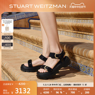 NOHO 厚底运动凉鞋 BUCKLE 女 SANDAL 春夏珍珠凉鞋 PEARL