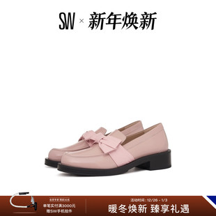 SOFIA BOLD LOAFER Stuart 小皮鞋 蝴蝶结粗跟乐福鞋 Weitzman
