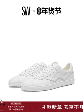 Stuart Weitzman/SW DARYL SNEAKER 低帮运动鞋平底小白鞋女