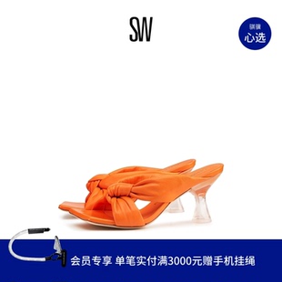 PLAYA KNOT 夏季 女外穿夏 蝴蝶系结拖鞋 LUCITE