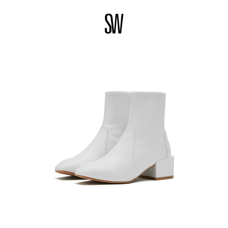 粗方跟短靴StuartWeitzman