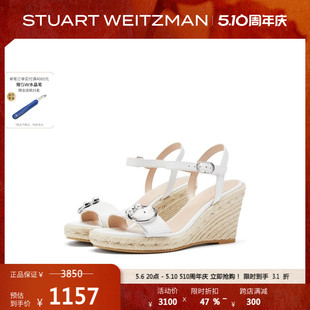 凉鞋 WEDGE PEARLRING Stuart 珍珠坡跟鞋 ESPADRILLE Weitzman