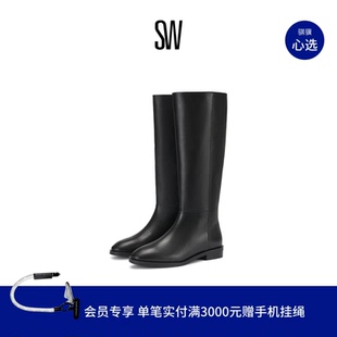 BOOT TUBO 低跟粗跟圆头长筒靴女 GRACIE