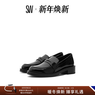PALMER BOLD LOAFER Stuart 女JK小皮鞋 粗方跟乐福鞋 Weitzman