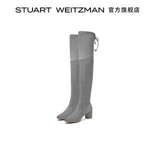 ZUZANNA Stuart 粗高跟长筒过膝靴瘦瘦靴女 Weitzman 春季