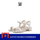 Weitzman 一字带方跟凉鞋 Stuart SANDAL DANCER BLOCK 女