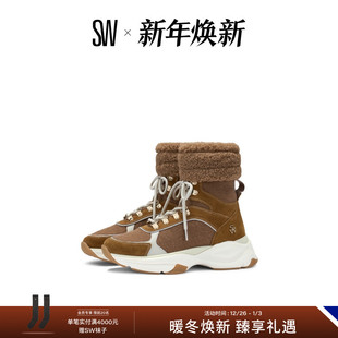 HIKER SHEARLING HIGH 高帮拼接运动鞋 TOP冬季 女 秋冬新品