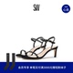 SHINE SANDAL 春夏一字带水晶细高跟凉鞋 夏季 女款 KASSIDY