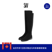 Weitzman 5050CITY Stuart 秋冬经典 低跟长筒过膝靴瘦瘦靴