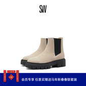 BOOTIE Stuart 秋冬厚底短靴烟筒靴 NOLITA CHELSEA Weitzman