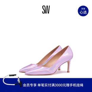 ANNY 夏季 Stuart 尖头浅口单鞋 细跟高跟鞋 女 Weitzman