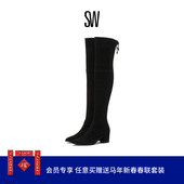 Weitzman THIGHLAND Stuart 秋冬经典 尖头瘦瘦靴过膝靴女靴子