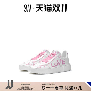 SNEAKER 夏季 字母印花小白鞋 低帮鞋 LOVE 女运动鞋 RYAN