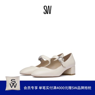 SW GATSBY MARY JANE 35 水晶搭扣玛丽珍鞋女高跟鞋