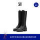 Weitzman SOHO Stuart BOOT 秋冬沟纹厚底圆头长筒靴女