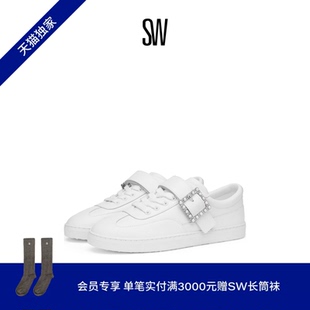 【天猫独家】SW PEARL GEO BUCKLE SNEAKER 厚底休闲鞋板鞋小白鞋