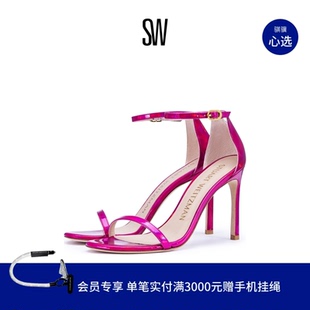 宴会风优雅细高跟一字带凉鞋 夏季 NUDISTSONG