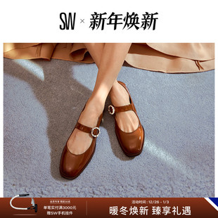 MARY JANE 珍珠装 玛丽珍鞋 CRYSTAL 饰平底芭蕾舞单鞋 LORALEI