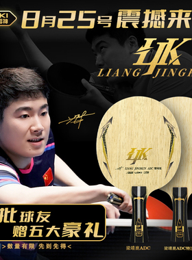 LOKI雷神梁靖崑同款ADC乒乓球拍底板比赛内置黄芳碳ALC特注碳素板