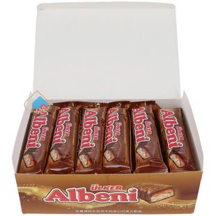优客食品40g牛奶巧克力袋装Albeni chocolate 夹心饼干零食ULKER