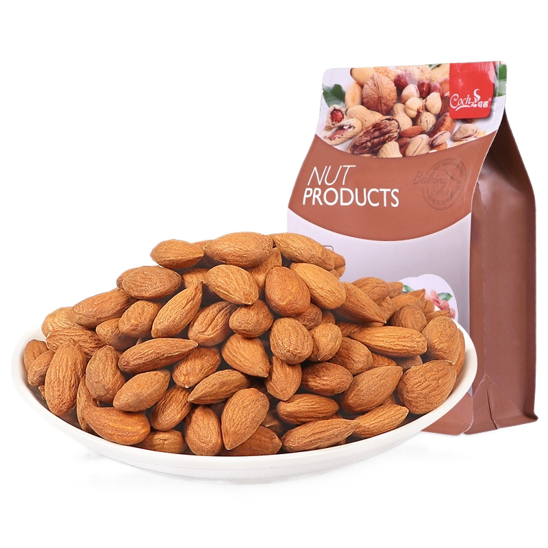 美国大杏仁扁桃仁坚果 badam roasted almond raw almonds 1000g