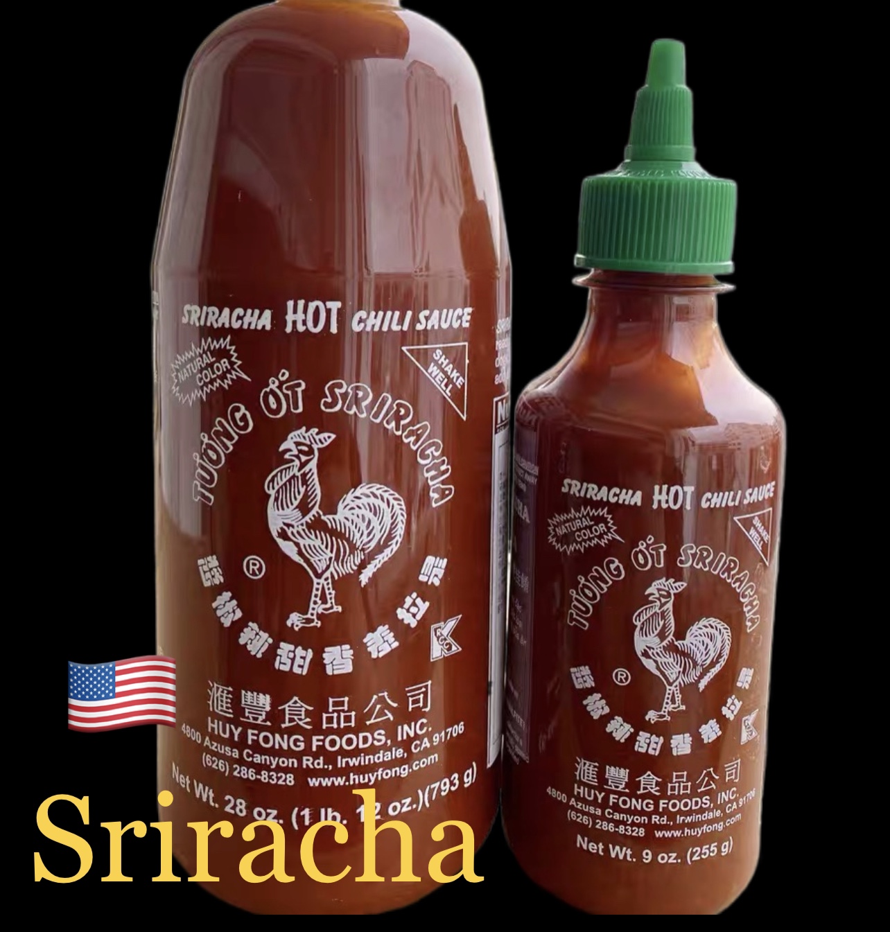 HOT chili sauce Siriraja美国进口是拉差辣椒酱 Sriracha 225g