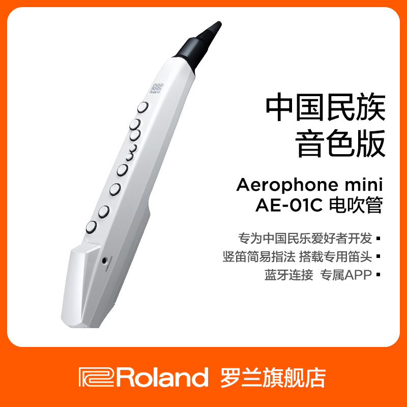 Roland罗兰白色吹管乐器