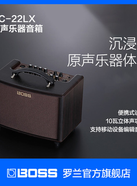 Roland罗兰 BOSS AC-22LX原声吉他音箱 桌面便携专业木吉他音箱