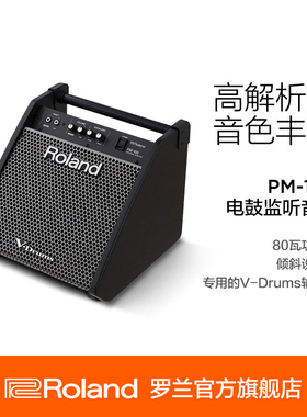 Roland罗兰电子鼓监听音箱音响PM100 小巧便携爵士电子鼓乐队专用