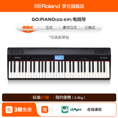 Roland罗兰 GO-61P电钢琴新手入门小型便携式61键GO:PIANO电子琴