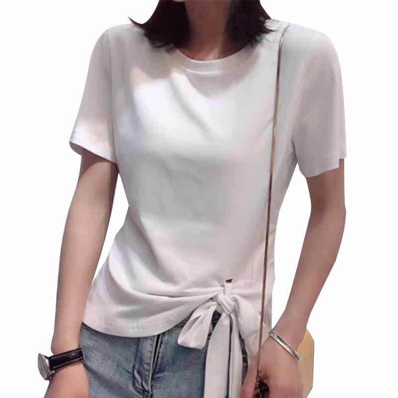 短袖T恤女2020春夏装新款韩版不规则系带纯色修身体恤上衣打底衫在类目 3C数码配件, 电子元器件市场, 电子元件, 其它元器件中 - 来自Buy2taobao.com提供专业的淘宝代购服务