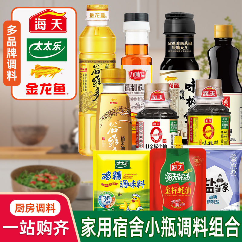 油盐酱醋调味料组合海天