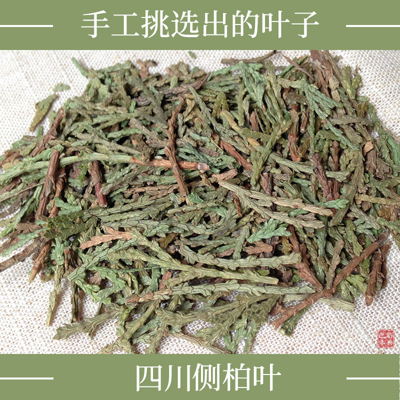 侧柏叶精选侧伯叶洗发洗头配皂角无患子桑叶何首乌非新鲜柏丫