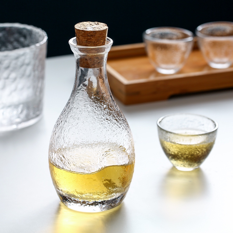 家用玻璃酒杯子玻白酒壶酒盅小装